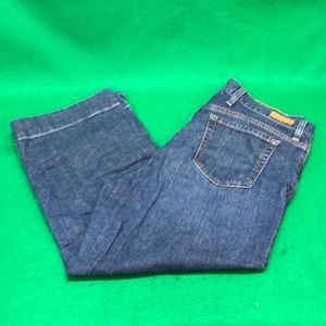 Eddie Bauer High Rise Capris Cropped Jeans Women’s Size 32